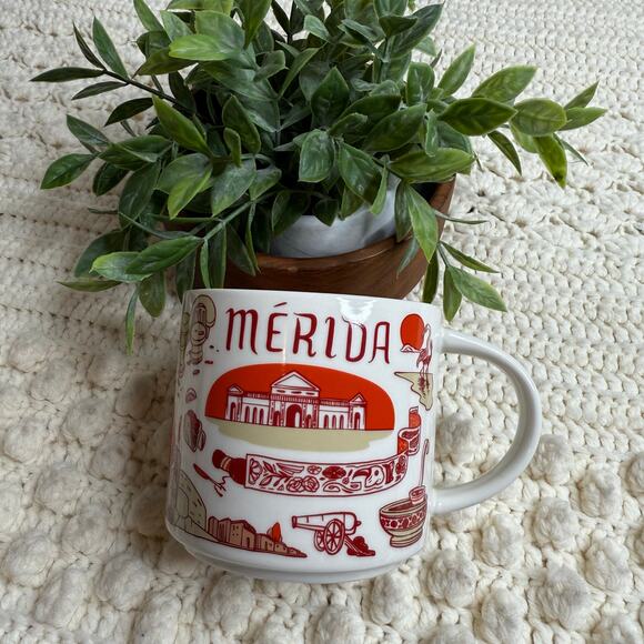 STARBUCKS COFFEE CO Been There Series Globe Collection Merida Mexico Mug Cup - Picture 10 of 10